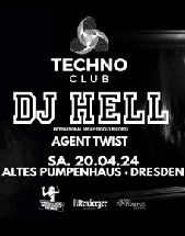 DJ HELL am 20.04.2024 in Dresden, ALTES PUMPENHAUS