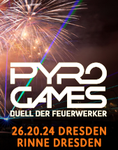 PYRO GAMES 2024 am 31.10.2024 in Dresden, Festwiese Ostragehege