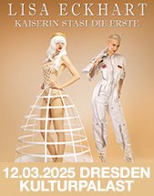 LISA ECKHART - KAISERIN STASI DIE ERSTE am 12.03.2025 in Dresden, Konzertsaal im Kulturpalast Dresden