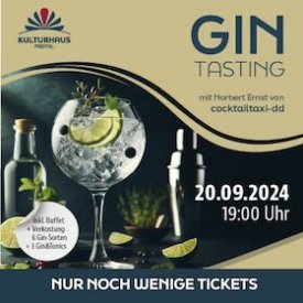 GIN-TASTING: mit Norbert Ernst vom Cocktailtaxi-DD