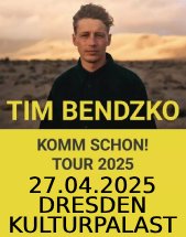 TIM BENDZKO am 27.04.2025 in Dresden, Konzertsaal im Kulturpalast Dresden