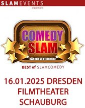 COMEDYSLAM am 16.01.2025 in Dresden, Filmtheater SCHAUburg