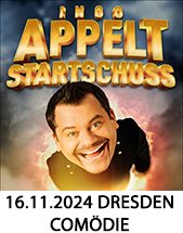 INGO APPELT: Startschuss am 16.11.2024 in Dresden, Comödie