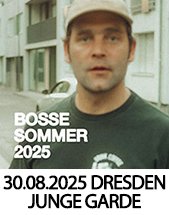 BOSSE am 30.08.2025 in Dresden, Freilichtbühne JUNGE GARDE