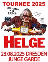 HELGE SCHNEIDER am 23.08.2025 in Dresden, Freilichtbühne JUNGE GARDE