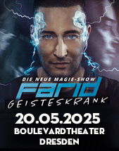 FARID – GEISTESKRANK LIVE am 20.05.2025 in Dresden, Boulevardtheater Dresden