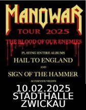 MANOWAR am 10.02.2025 in Zwickau, Stadthalle Zwickau