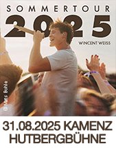 WINCENT WEISS am 31.08.2025 in Kamenz, Hutbergbühne