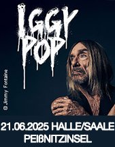 IGGY POP am 21.06.2025 in Halle (Saale), Freilichtbühne Peißnitz