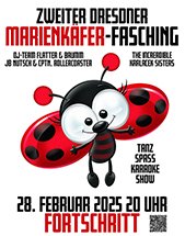 2. Dresdner MARIENKÄFER FASCHING am 28.02.2025 in Dresden, Gartenlokal Fortschritt