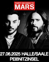 THIRTY SECONDS TO MARS am 27.06.2025 in Halle (Saale), Freilichtbühne Peißnitz